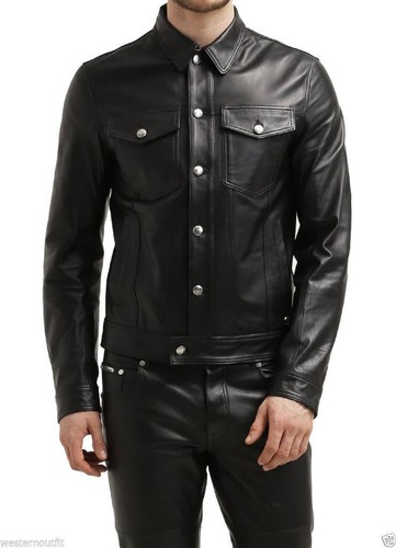 Cool nuova camicia - uomo, pelle