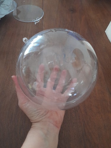 Sfera plexiglass apribile - plexiglass,