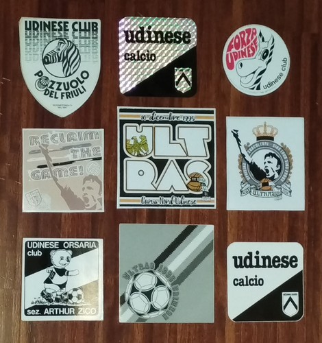 Lotto adesivi udinese - adesivi, club