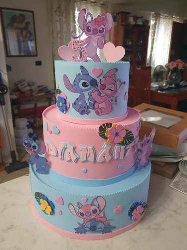 Torta finta stitch - torta,