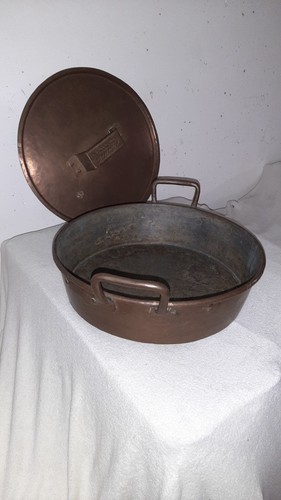 Antica teglia casseruola - antica, in