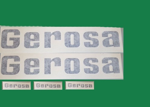 Gerosa nero stickers adesivi - nero,