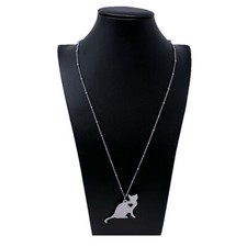 Collana Acciaio Gatto Gattino