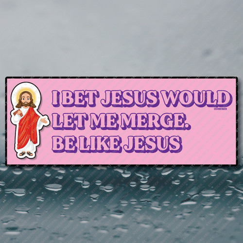 Adesivo bet jesus - i,