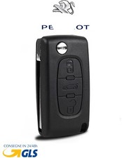 cover guscio scocca chiave 3 tasti per peugeot partner 207 307 407 308 409 607