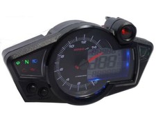 RX1N GP Style BA011210 KOSO Tachimetro Nero Blu Illuminato ATV Moto Quad