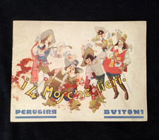 Album "I 4 Moschettieri" Perugina Buitoni vintage 23/100 -68Q