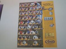 advertising Pubblicità 1998 CASCO HELMET ARAI RX-7XX/QUANTUM-E/NR-III/MAVERICK