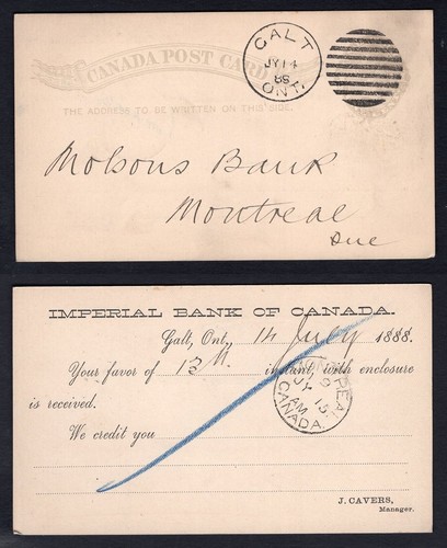 Canada galt ontario 1888 - galt,