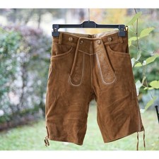 PANTALONI tg. 48/50 PELLE LEDERHOSEN TIROLESE