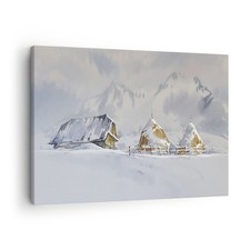 Quadro su Tela 70x50cm Casa