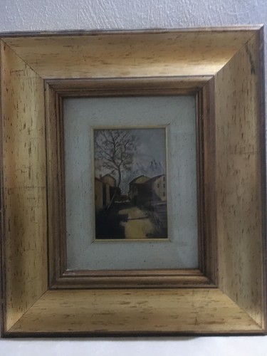 Quadro dipinto paesaggio con