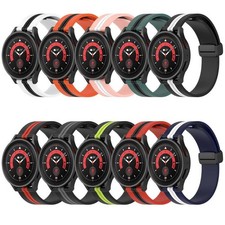 Cinturino 20/22mm fibbia magnetica per Samsung Galaxy Watch 3 4 5 Pro Active2 S3