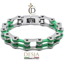 Bracciale catena moto acciaio - bracciale,