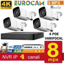 KIT VIDEOSORVEGLIANZA POE DVR