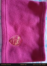 scaldacollo ufficiale della roma in pile rosso.