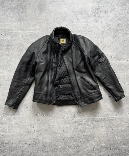 Giacca pelle moto vintage - giacca, di