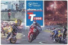 *FOLDER VUOTO PER SCHEDE TELEFONICHE ISLE OF MAN TT RACES 1998 MANX TELECOM
