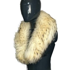 IN/FUR COLLAR FOR WHITE BEIGE