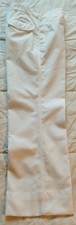 pantalon à pont blanc