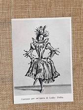 Costume opera di Lully Follia barocca tra teatralità simbolismo Stampa del 1944