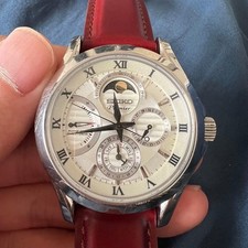 Orologio uomo Seiko Premier Moonphase 5D88 0AA0 usato dal GIAPPONE
