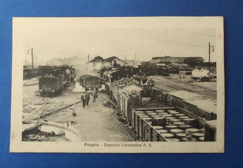 Cartolina foggia stazione - cartolina,