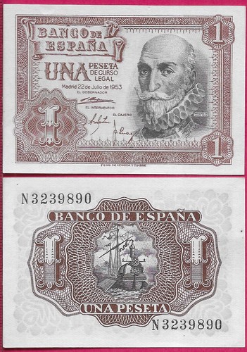 Spagna peseta 1953 unc - 1,