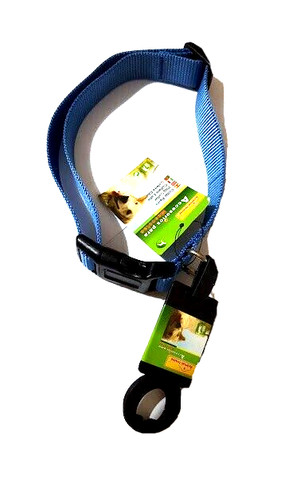 Collare blu nylon per - in, cane