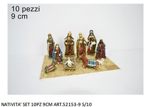 Statuine presepe nativita - nativita', set