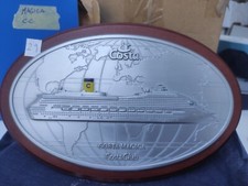 TARGA COSTA MAGICA COSTA CLUB MODELLINO NAVE (costa crociere)