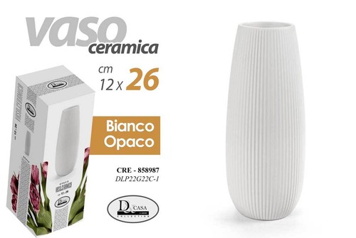 Vaso ceramica fiori elegante - ceramica,