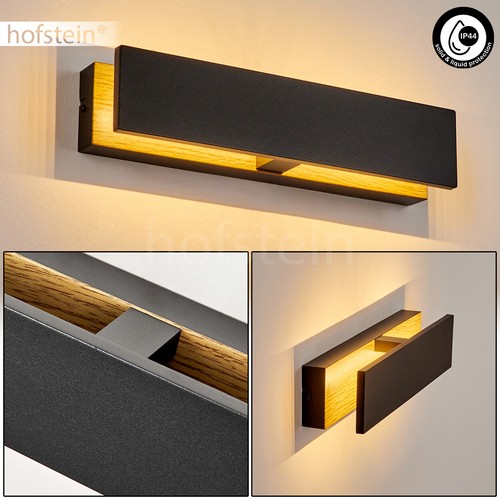 Lampada led effetto legno