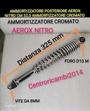 AMMORTIZZATORE POSTERIORE AEROX NITRO CM 32,5 AMMORTIZZATORE CROMATO MINARELLI 