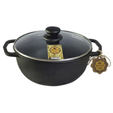 Pentola in ghisa con coperchio