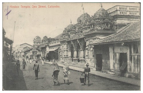 V9946 colombo hindoo temple - colombo,