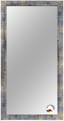 Framo cornice specchio blu - cornice, oro