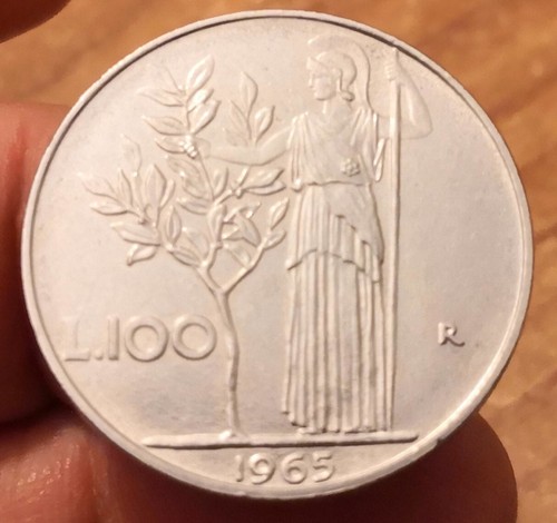 Moneta 100 lire 1965 italia - 100,