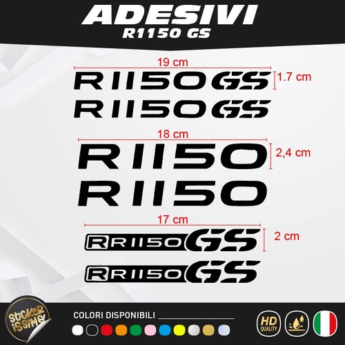 Kit adesivi replica bmw gs - 6,