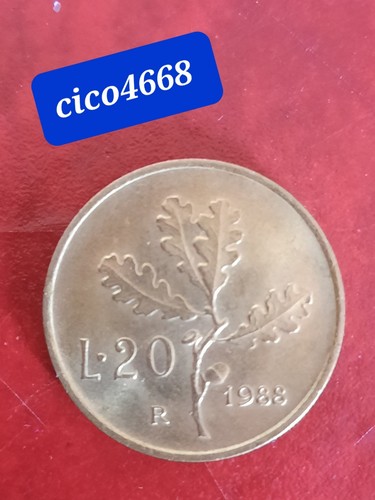 Lire 1988 ramo di - 20, 1988-ramo