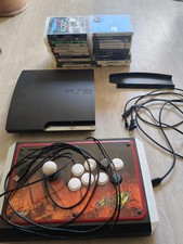 Sony 160GB PlayStation 3 Slim Con Vari Giochi 2 Pad E 1 Arcade Stick