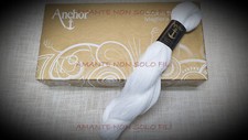  RICAMO ANCHOR maglieria matassa 50 gr N°25 - bianco - MEZ cucirini - ANCORA