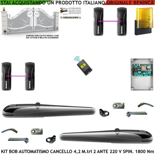 Kit automazione bob - automazione, v