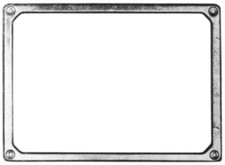 CORNICE TARGA POSTERIORE