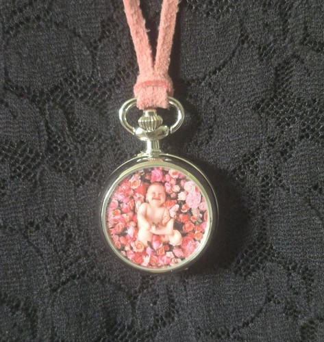 Collana ciondolo orologio
