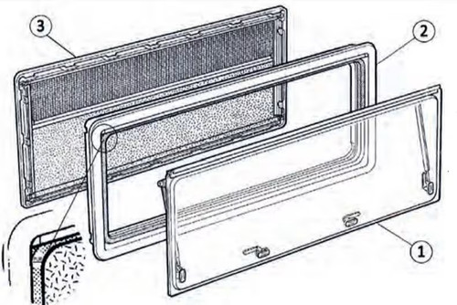 Telaio esterno dometic - dometic, s4