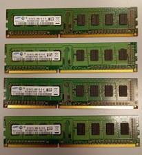 Set 4 banchi RAM Samsung DDR3