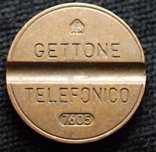 Gettone telefonico cmm 7605 - gettone,