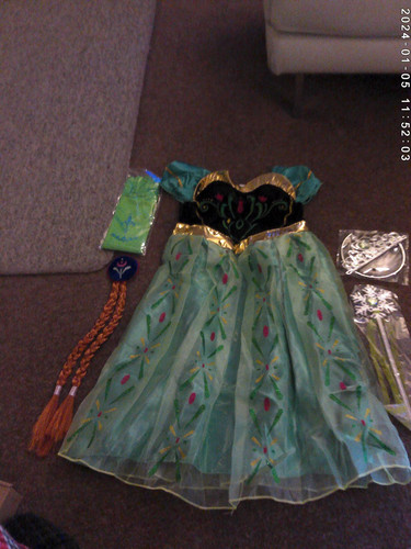 Costume vestito bambina frozen - vestito,