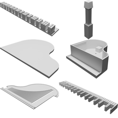 Custodia pianoforte per - custodia,
